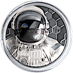 Buy 2024 3 Oz Cook Islands Real Heroes Astronaut Silver Coin