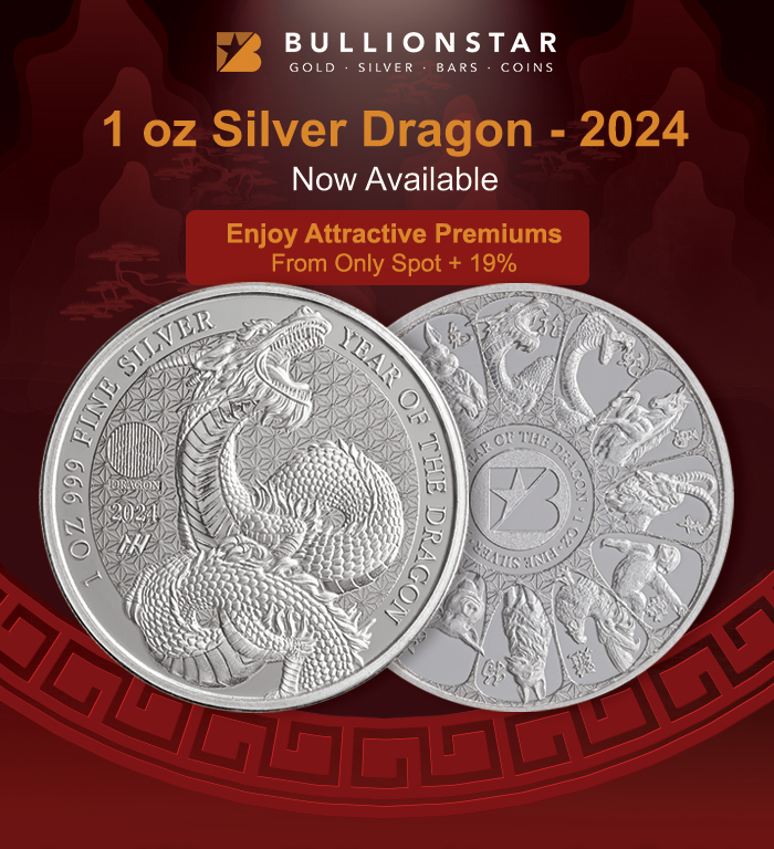 Bullionstar Oz Silver Dragon Now Available Enjoy Attractive