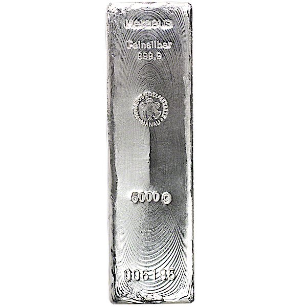 Buy Kilogram Heraeus Silver Bullion Bar