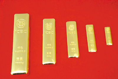 ICBC gold bars