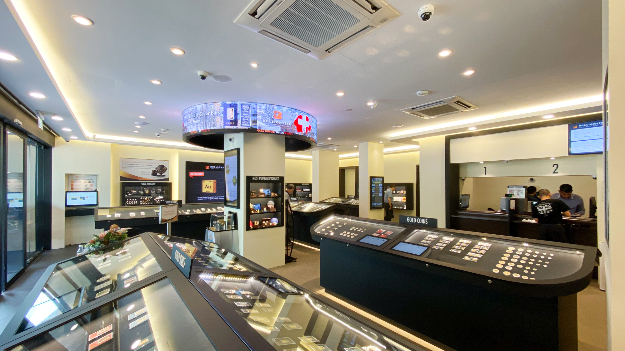 BullionStar's retail shop and showroom in central Singapore