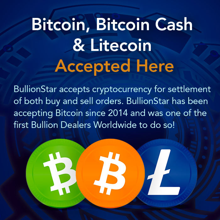 BullionStar accepts cryptocurrency for both buy and sell orders.