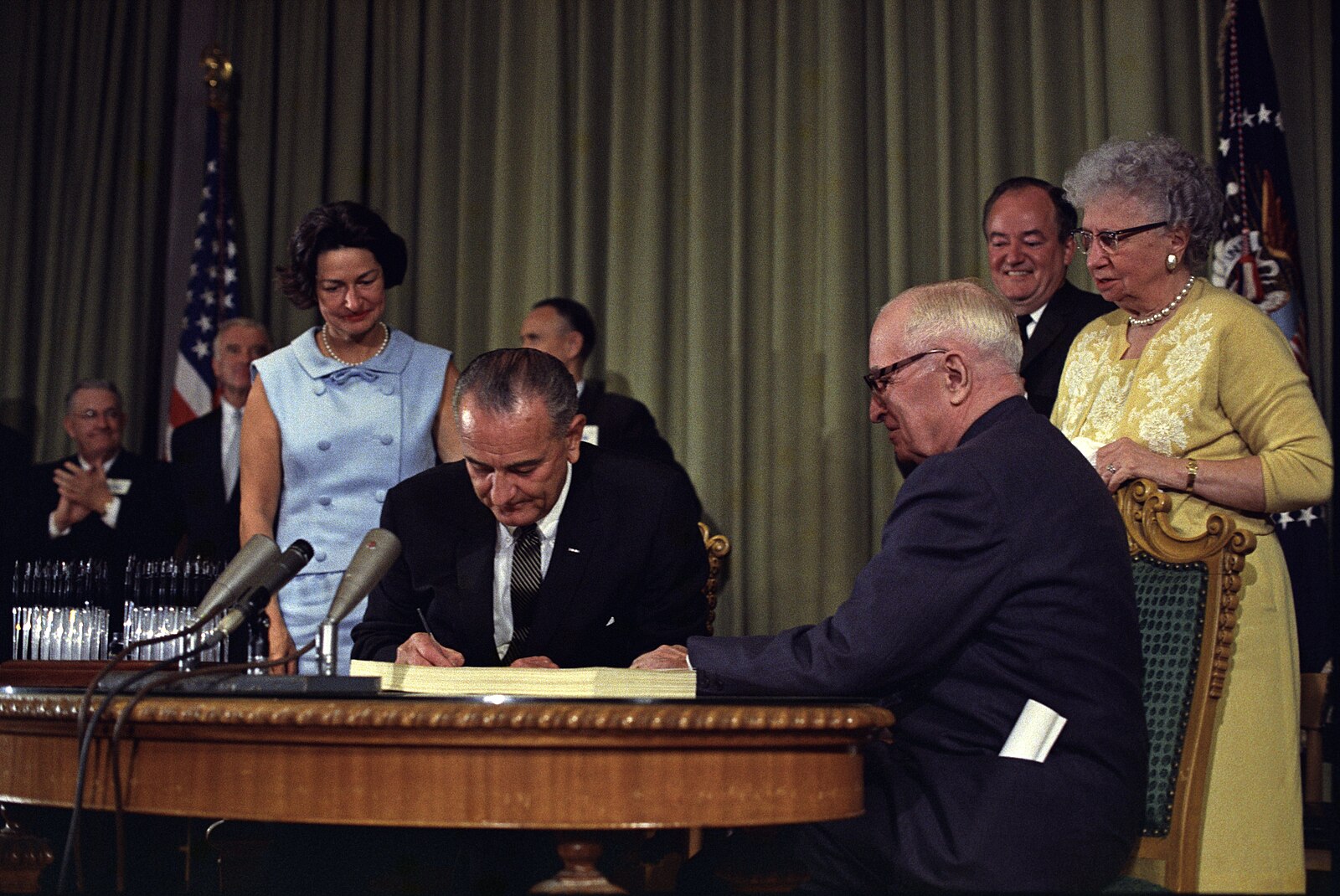 Signing The Medicare Bill