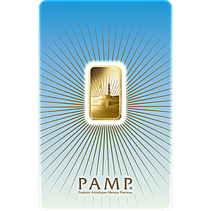 5 Gram PAMP Faith Series Gold Bullion Bar - Ka´Bah Mecca