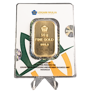 50 gram Logam Mulia Gold Bar (Pre-Owned in Good Condition) 50 gram Logam Mulia Gold Bar (Pre-Owned in Good Condition)