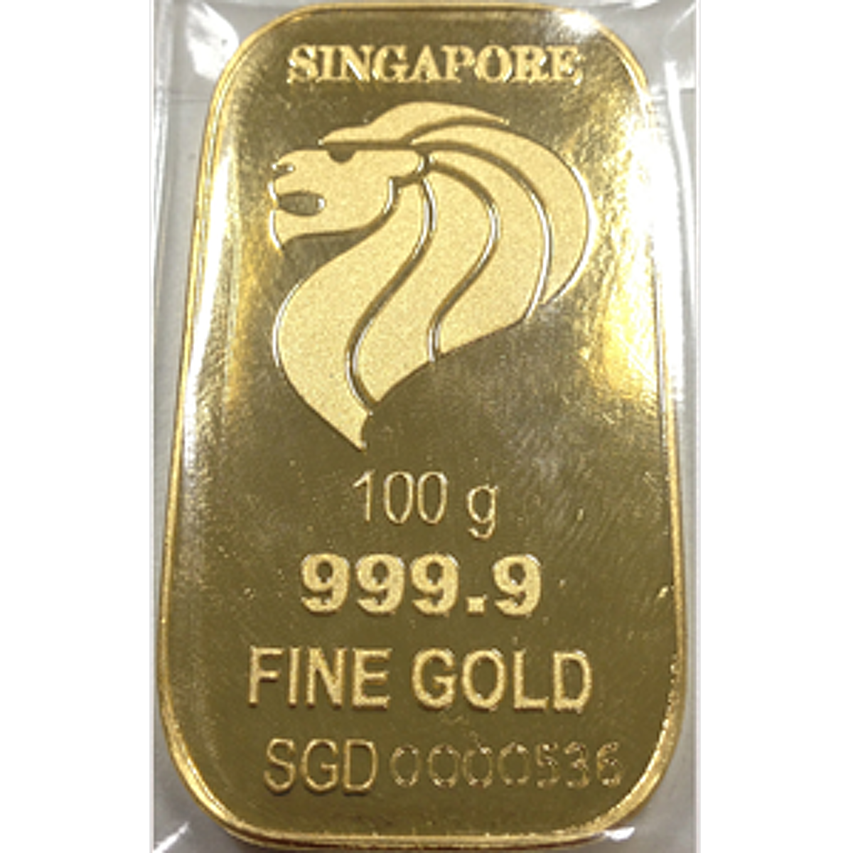 Buy 100 Gram Singa Gold Bullion Bar