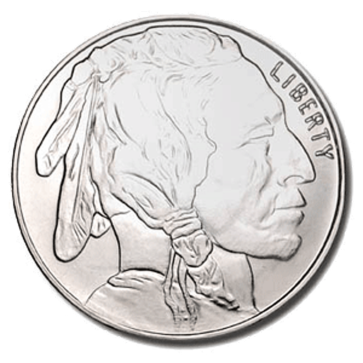 Buffalo Silver Rounds - Circulated in Good Condition - 1 oz