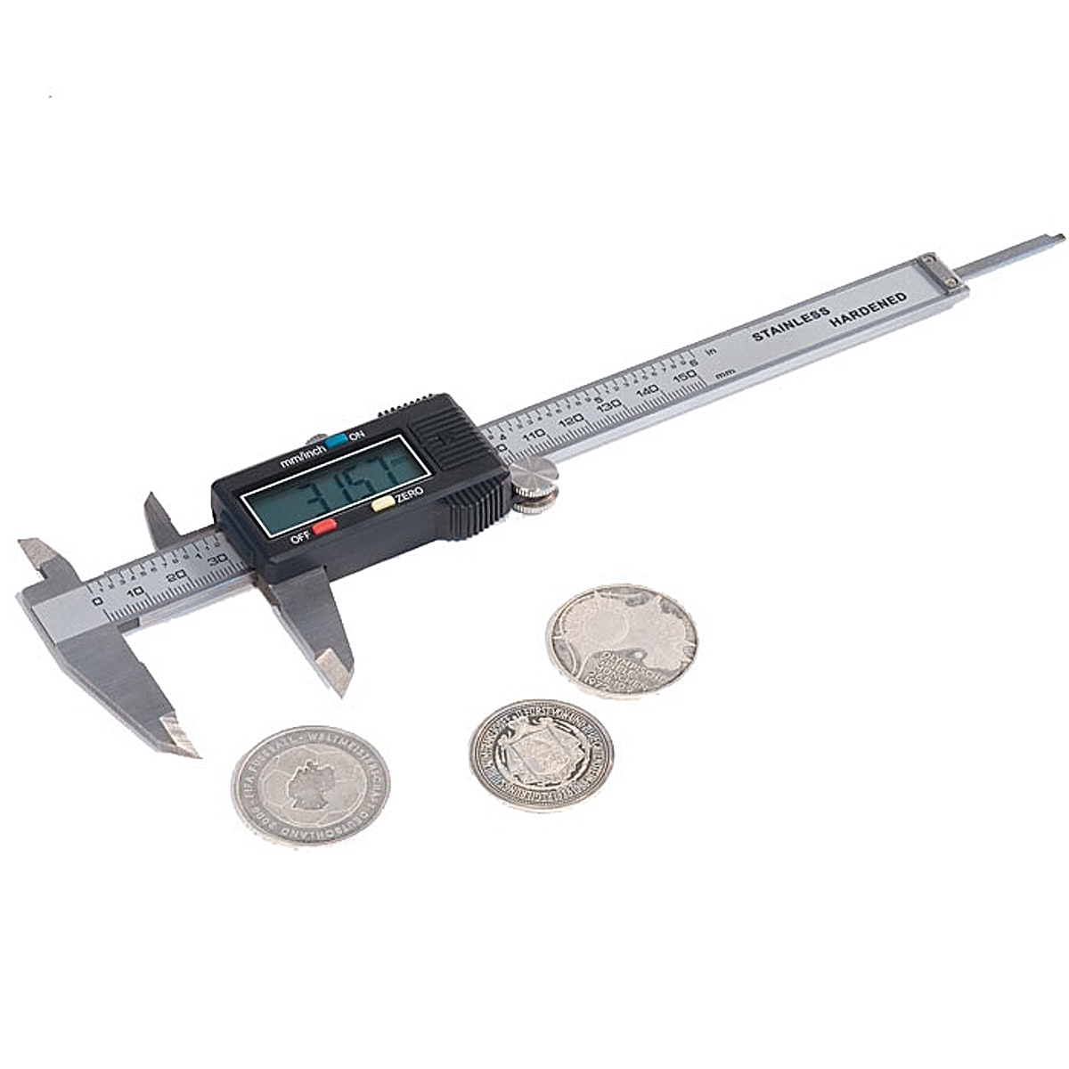 Digital Caliper Measuring a Range of up to 150 mm