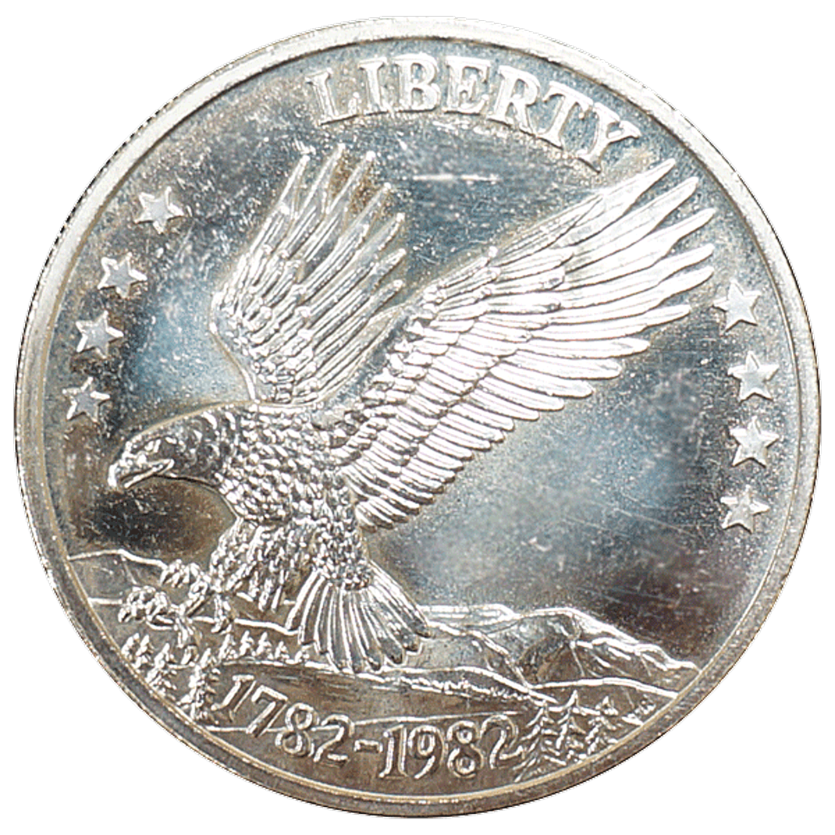 200th Anniversary Of American Eagle Silver Round - 1 Oz