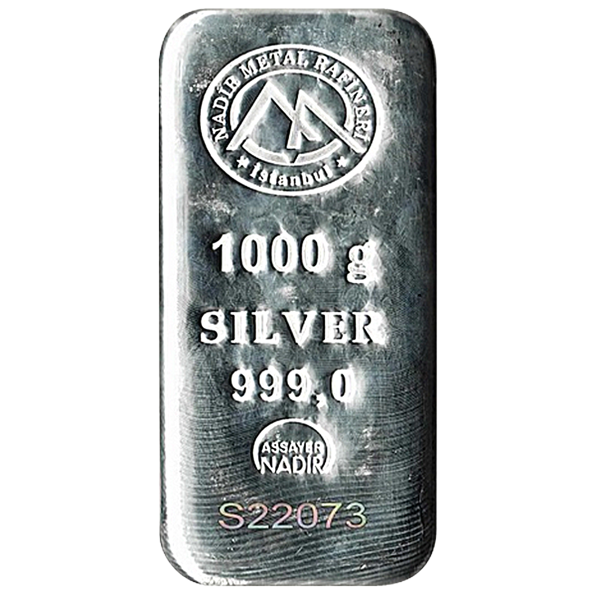 Buy Nadir Silver Bar 1 kg 99.9 fine silver Tax Free