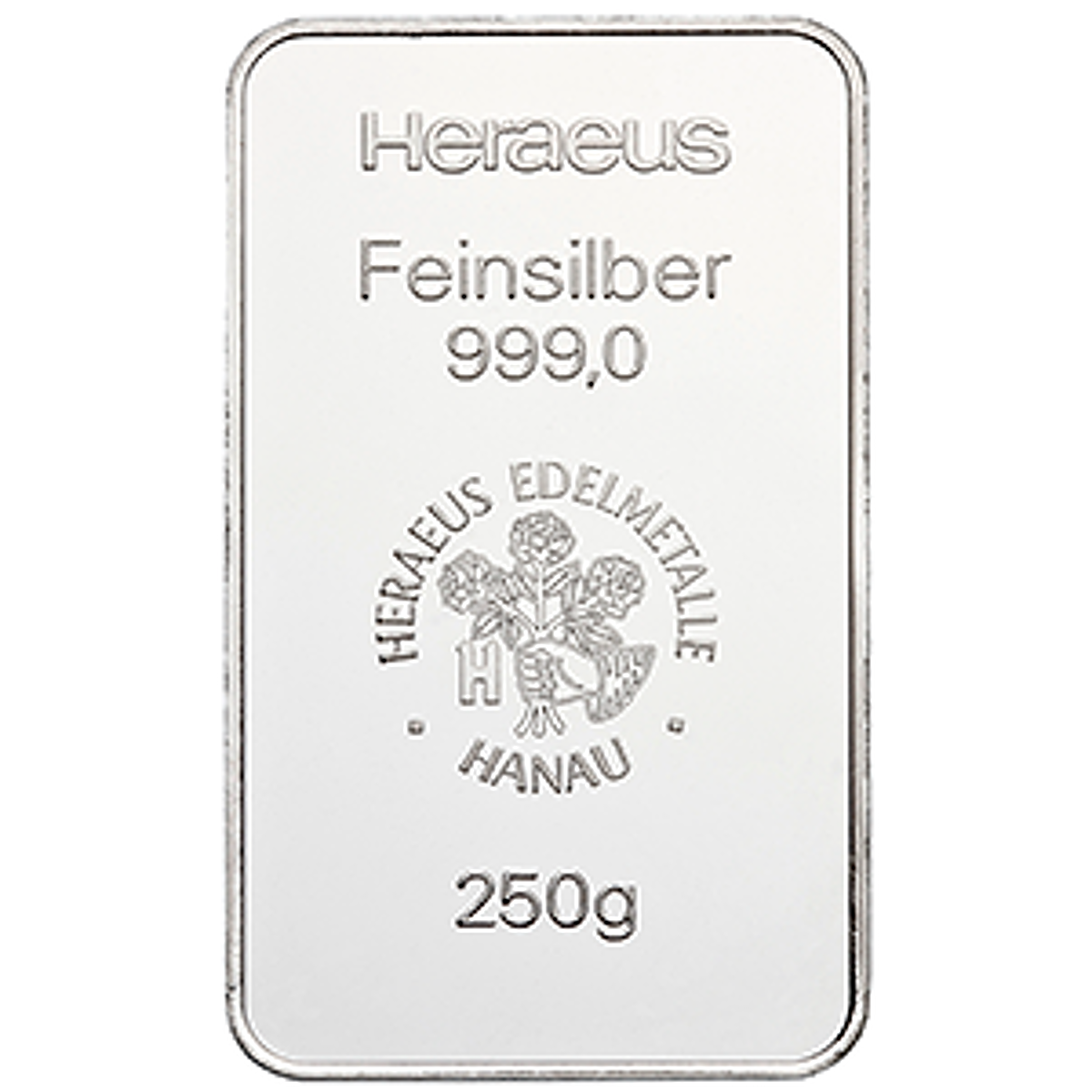 Buy 250 Gram Heraeus Silver Bullion Bar