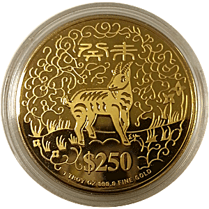 2003 1 oz Singapore Mint Lunar Series 