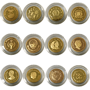 UNICEF Year of the Children Gold Coin Set - 5.8 oz Fine Gold Weight (Pre-Owned in Good Condition)