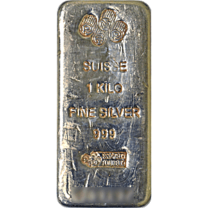 PAMP Silver Bar - Circulated in good condition - 1 kg