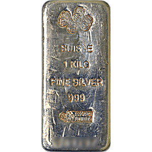 1 Kilogram PAMP Swiss Silver Bullion Bar (Pre-Owned in Good Condition)