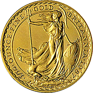 1987 1/10 oz Gold Britannia Bullion Coin