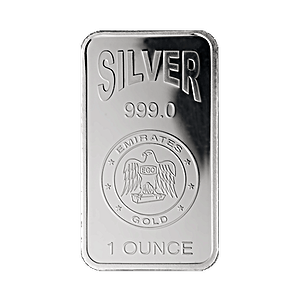 1 oz Emirates Silver Bullion Bar (Pre-Owned in Good Condition)