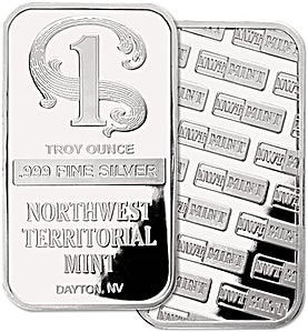 1 oz NWT Mint Silver Bullion Bar