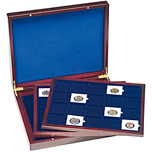 Volterra Trio de Luxe Coin Box for 60 Quadrum Coin Capsules