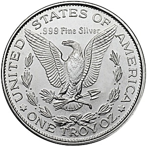1 oz Morgan Dollar Silver Bullion Round