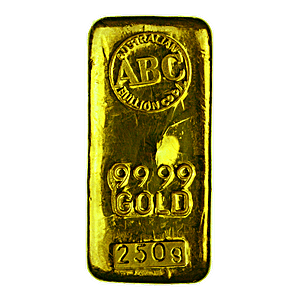 250 Gram ABC Bullion Gold Bar