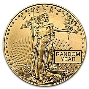 1/4 oz American Gold Eagle Bullion Coin (Various Years)