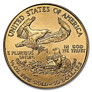 1/4 oz American Gold Eagle Bullion Coin (Various Years)