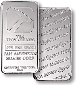 10 oz Pan American Silver Bullion Bar