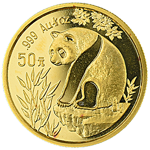 1993 1/2 oz Chinese Gold Panda Bullion Coin