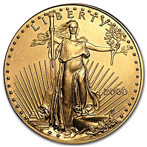 2000 1 oz American Gold Eagle Bullion Coin