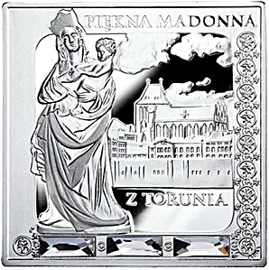 1 oz Missing Works of Art Beautiful Madonna of Torun Silver Coin