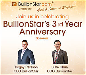 Registration BullionStar's 3rd Year Anniversary 