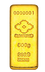 500 Gram Sumitomo Gold Bullion Bar
