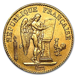 5.806 Gram French 20 Franc Gold Coin - Lucky Angel