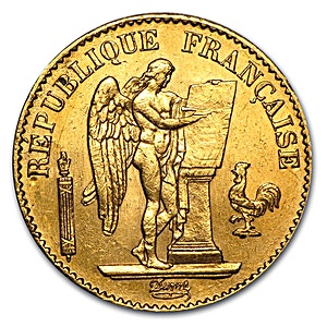 5.806 Gram French 20 Franc Gold Coin - Lucky Angel