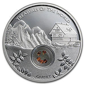 2013 1 oz Australia Treasures of the World Locket Proof Silver Coin