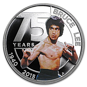 1 oz 75th Anniversary Bruce Lee Commemorative Coin Silver Coin