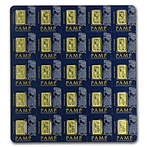 PAMP Gold Multigram - 25 x 1 g