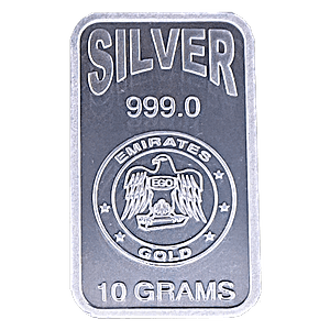 Emirates Silver Bar - Circulated in Good Condition - 10 g