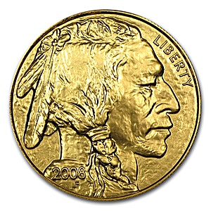 2008 1 oz American Gold Buffalo Bullion Coin