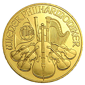 2013 1/4 oz Austrian Gold Philharmonic Bullion Coin