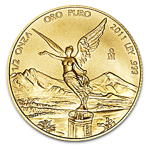 2012 1/2 oz Mexican Gold Libertad Bullion Coin