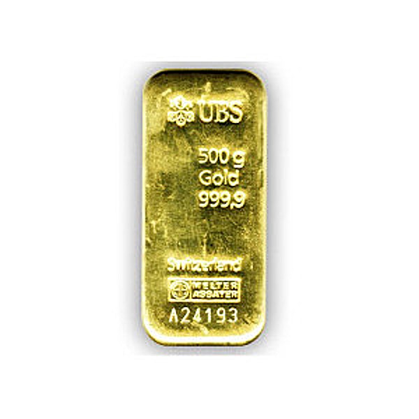  UBS Gold  Bar 500 g BullionStar Singapore