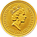 1995 1 oz Australian Gold Kangaroo Nugget Bullion Coin thumbnail