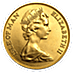 7.32 Gram Isle of Man Gold Sovereign Coin (Various Years) thumbnail