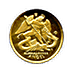 1995 1/20 oz Isle of Man Gold Angel Coin thumbnail