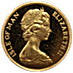 1981 3.66 Gram Isle of Man Prince of Wales Wedding Half Gold Sovereign Coin thumbnail
