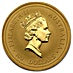 1994 1 oz Australian Gold Kangaroo Nugget Bullion Coin thumbnail