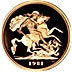 1981 36.62 Gram United Kingdom Five Pound Proof Gold Coin thumbnail