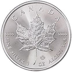 2024 1 oz Canadian Silver Maple Leaf Bullion Coin